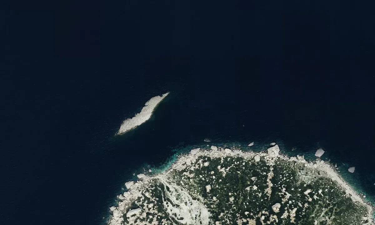 Flyfoto av Isla Galera