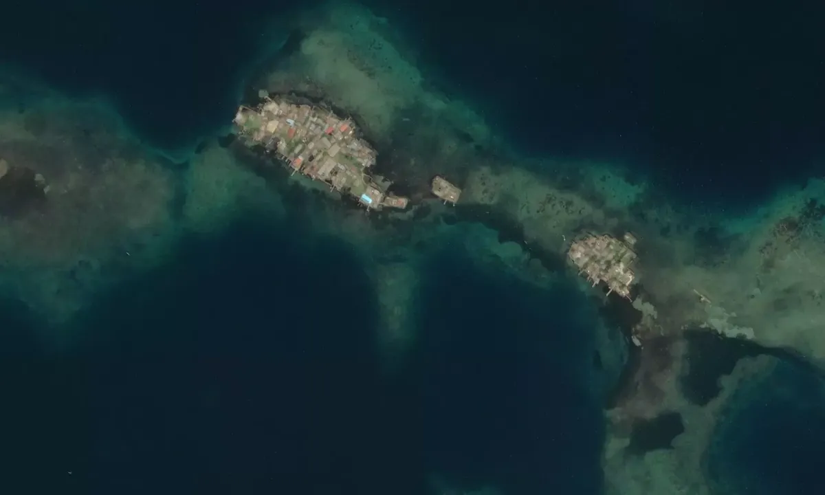 Satelite image of Isla Gerti/Isla Elsie