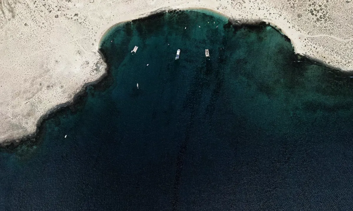 Flyfoto av Isla Graciosa