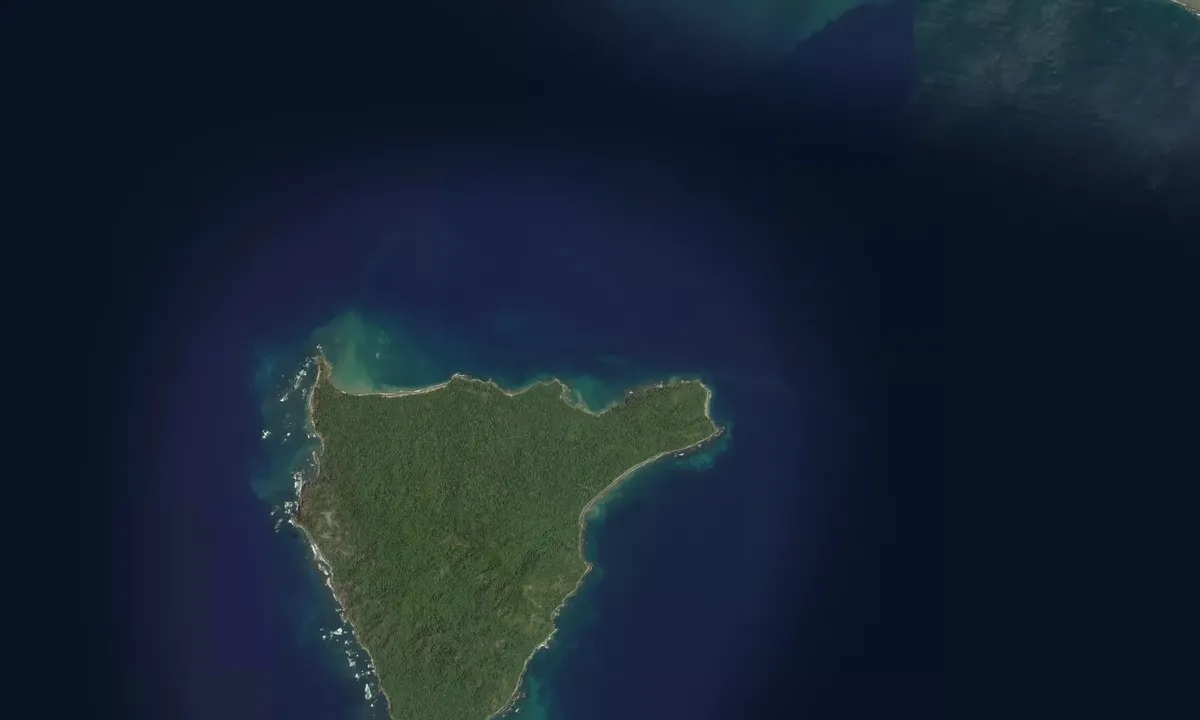Flyfoto av Isla Jicaron