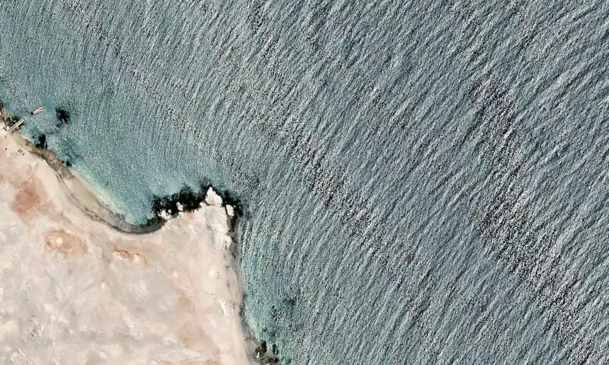Satelite image of Isla Lobas de Tierra