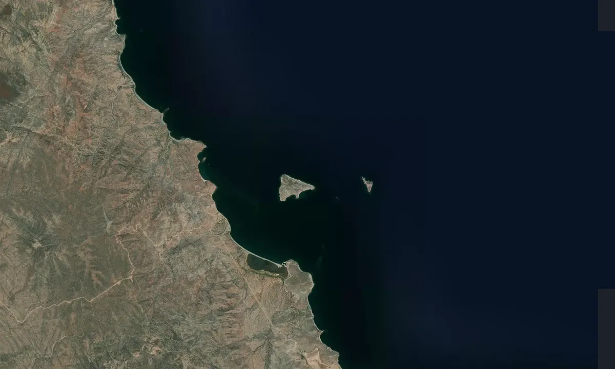 Flyfoto av Isla San Cosme