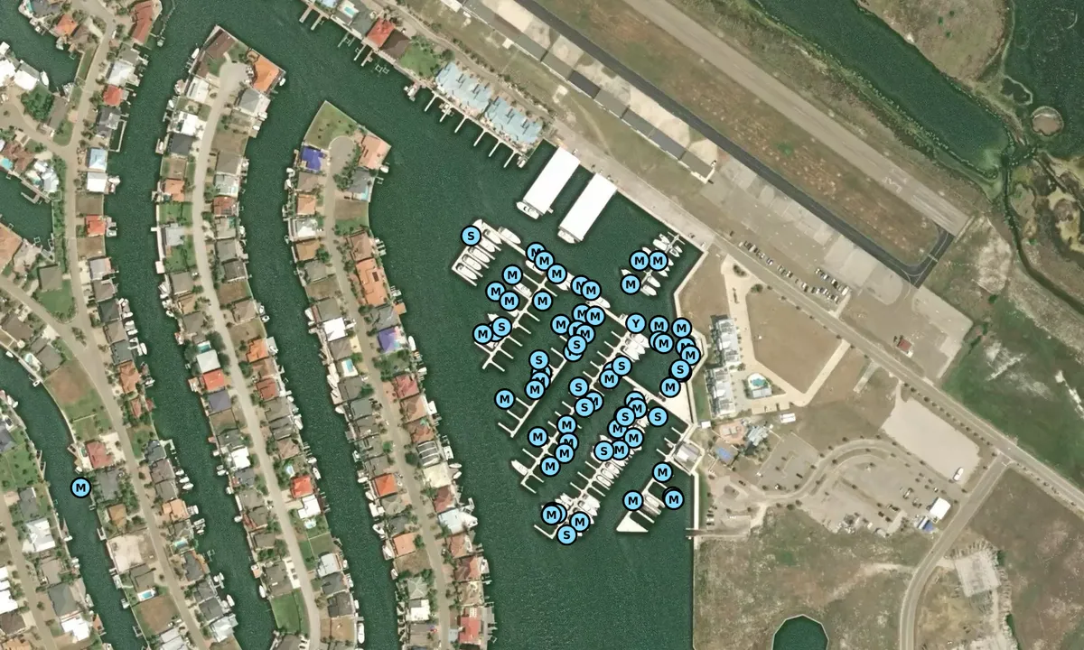 Satelite image of Island Moorings Yacht Club and Marina