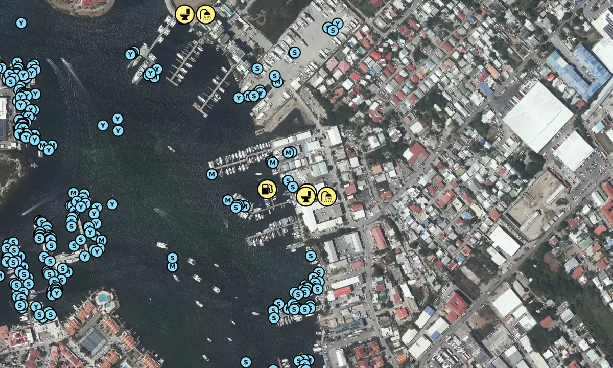 Satelite image of Island Water World - Cole Bay