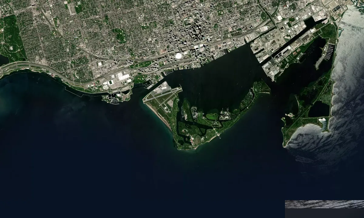 Flyfoto av Island Yacht Club - Toronto