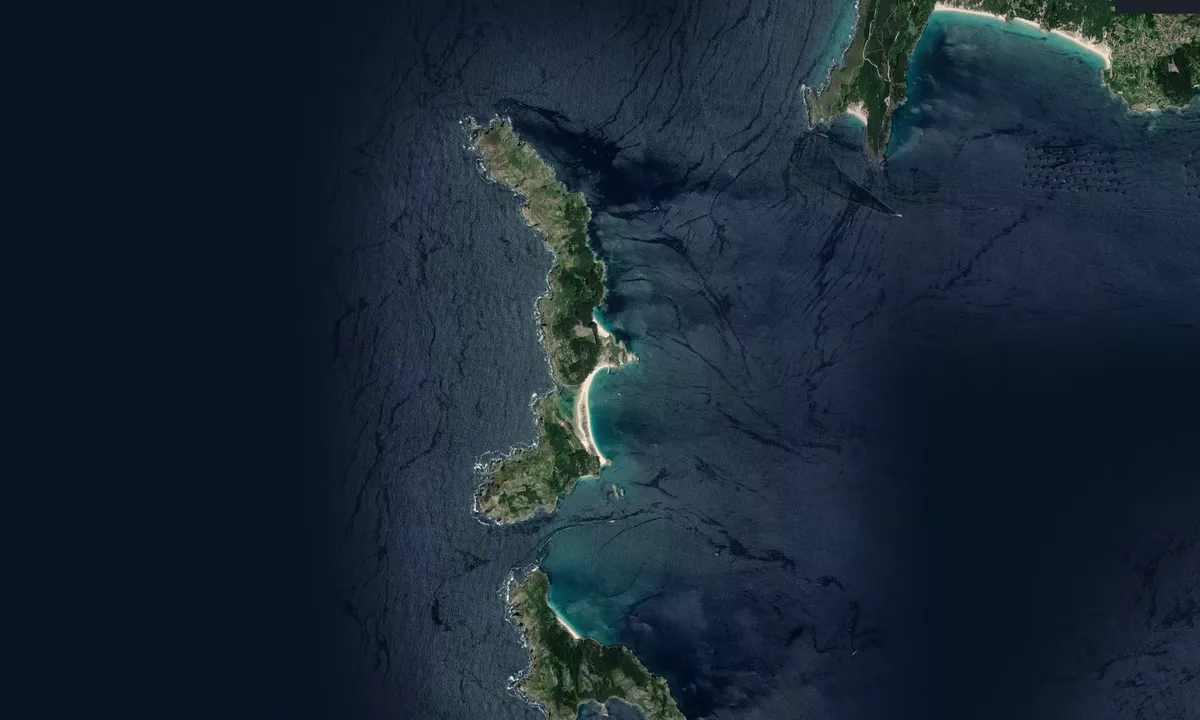 Flyfoto av Islas Cies North