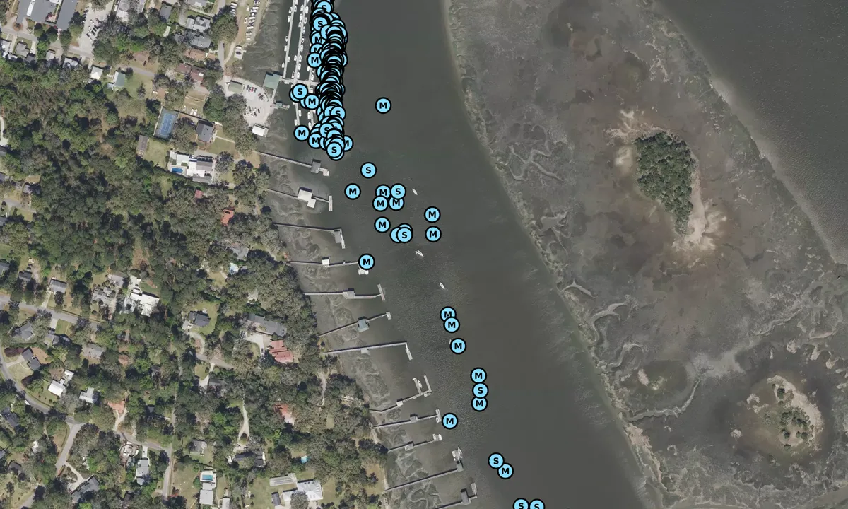 Satelite image of Isle of Hope