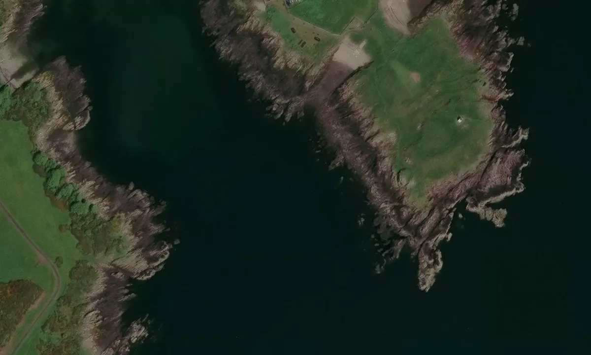 Satelite image of Isle of Whithorn Anchorage