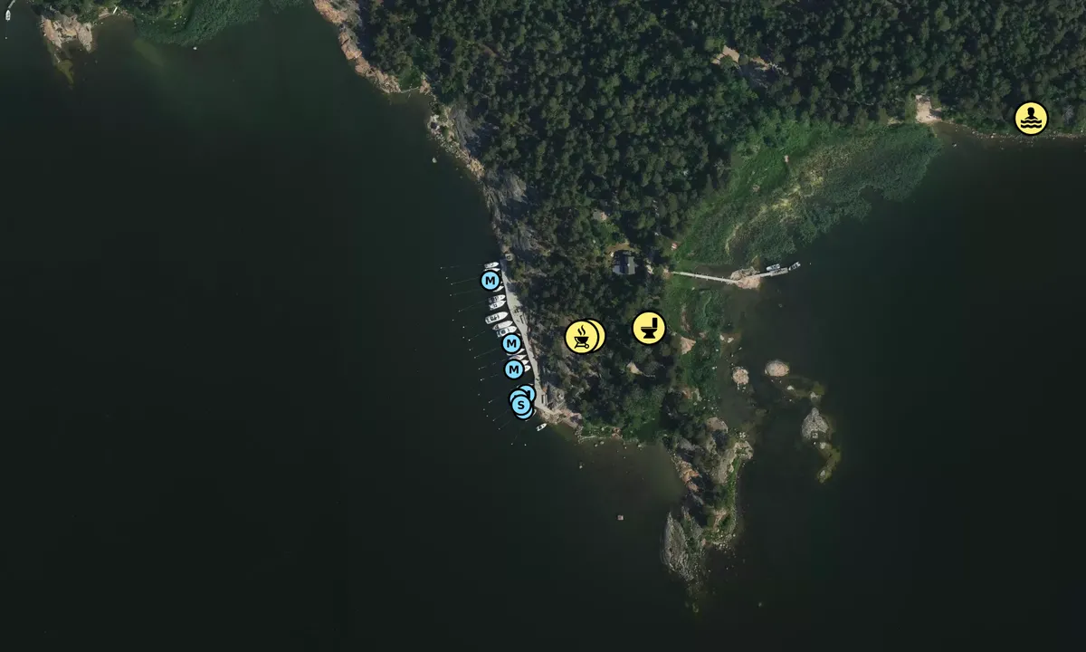 Satelite image of Iso Vasikkasaari S