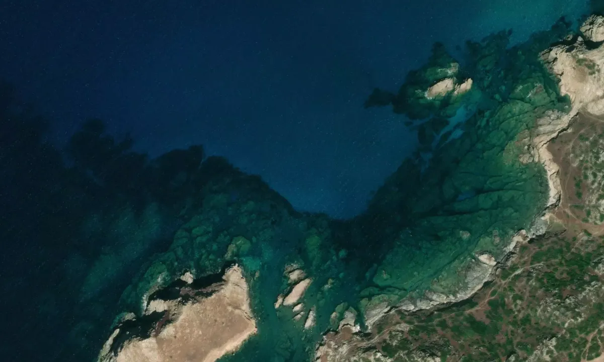 Flyfoto av Isola dei Porri