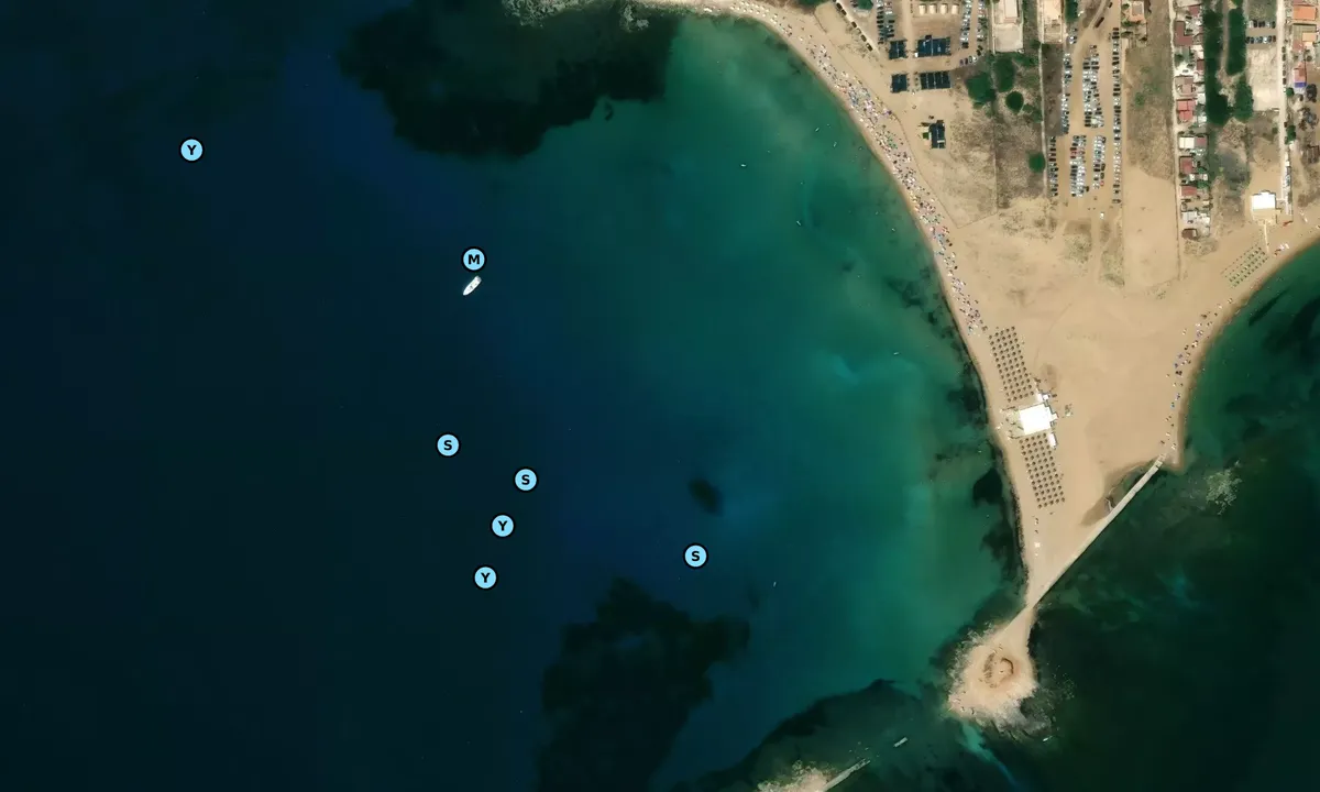 Satelite image of Isola delle Correnti - Maucini