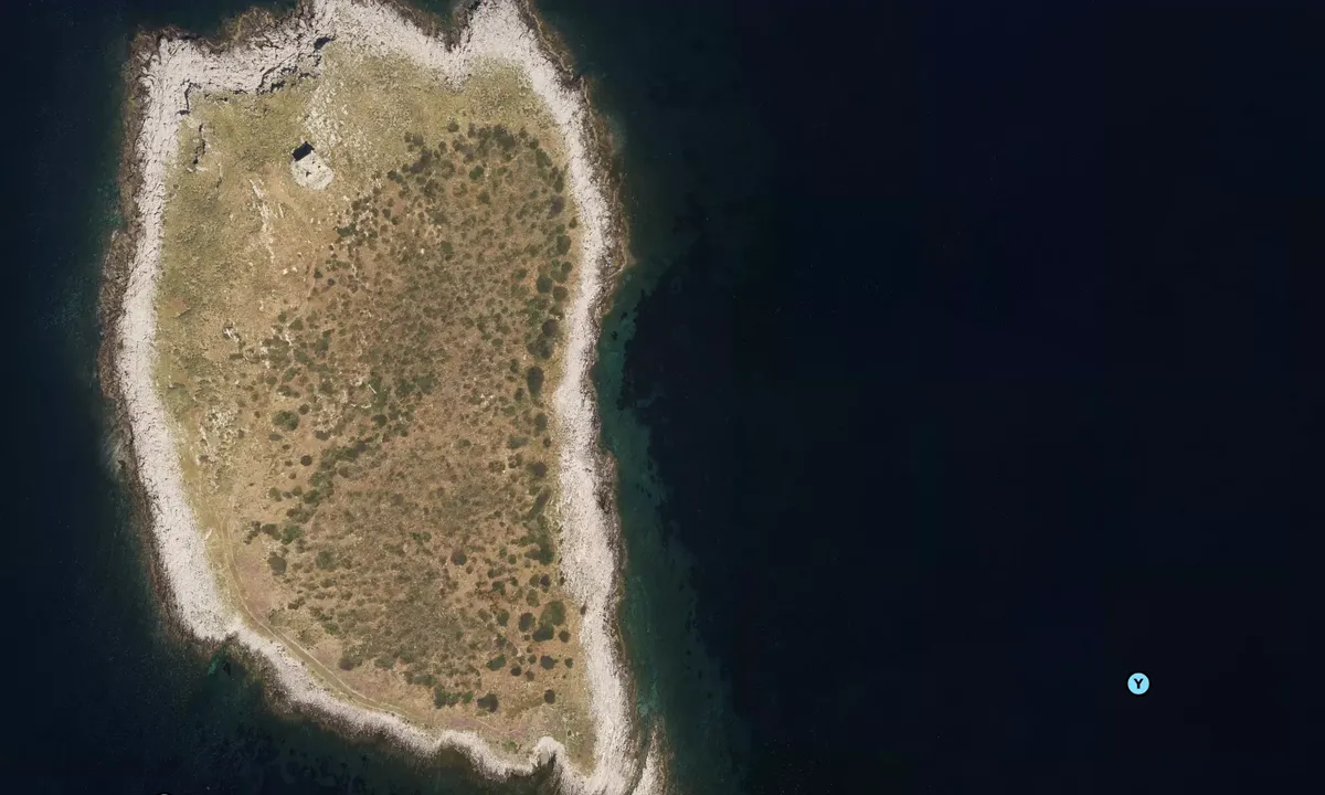 Satelite image of Isola delle Femmine