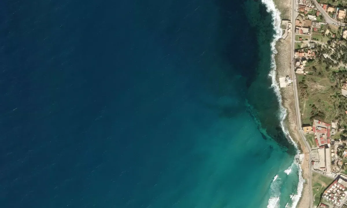 Flyfoto av Isola delle Femmine Sud