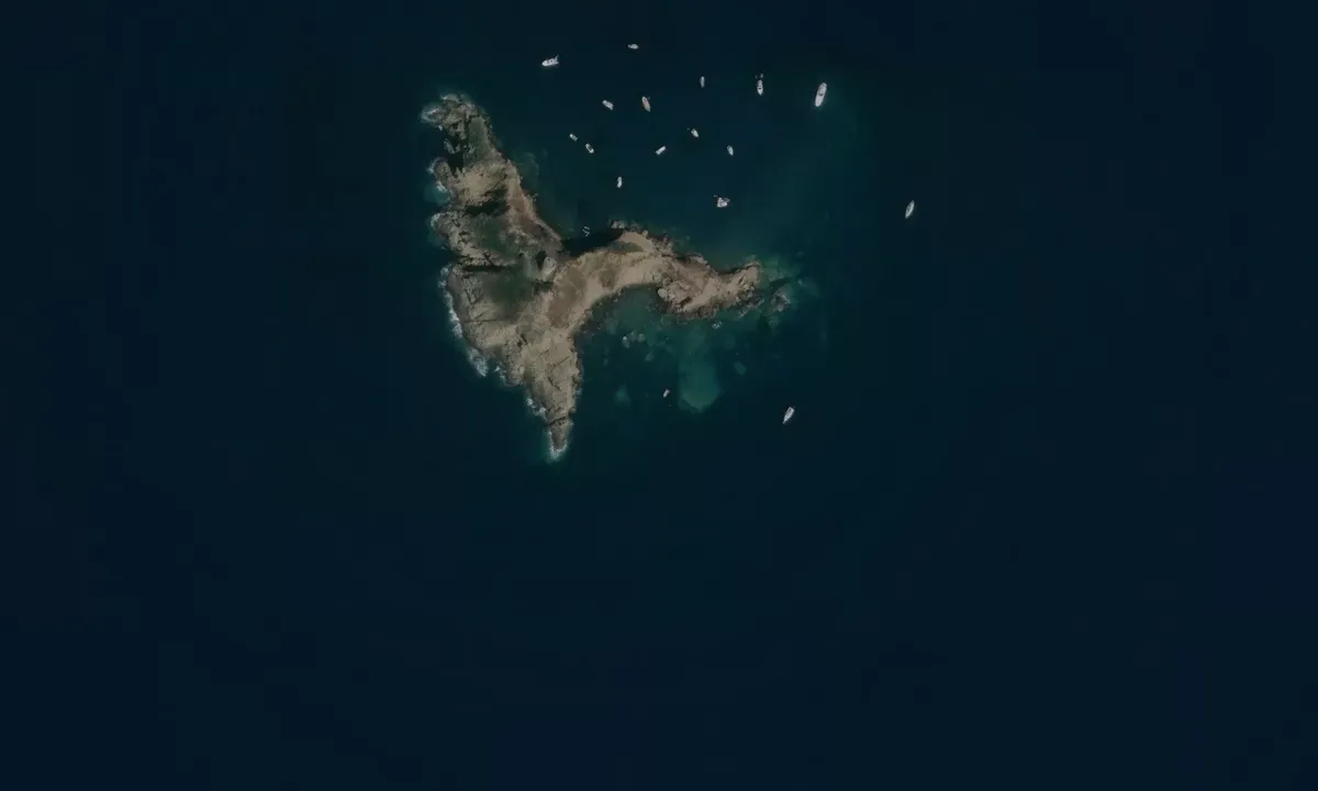 Satelite image of Isola di Troia