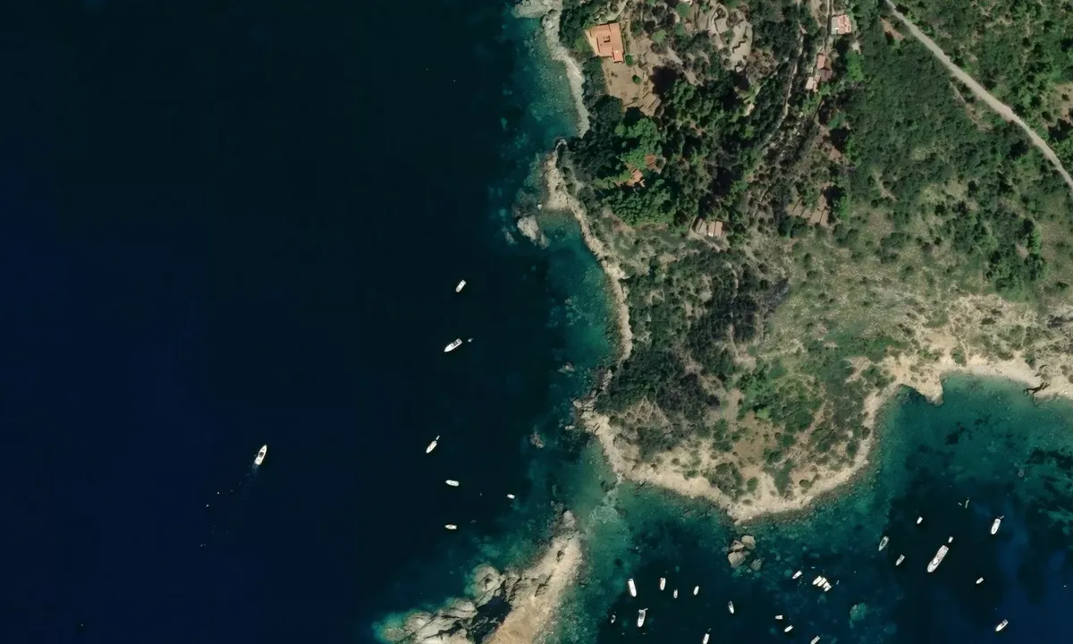Satelite image of Isola Rossa - Grosseto