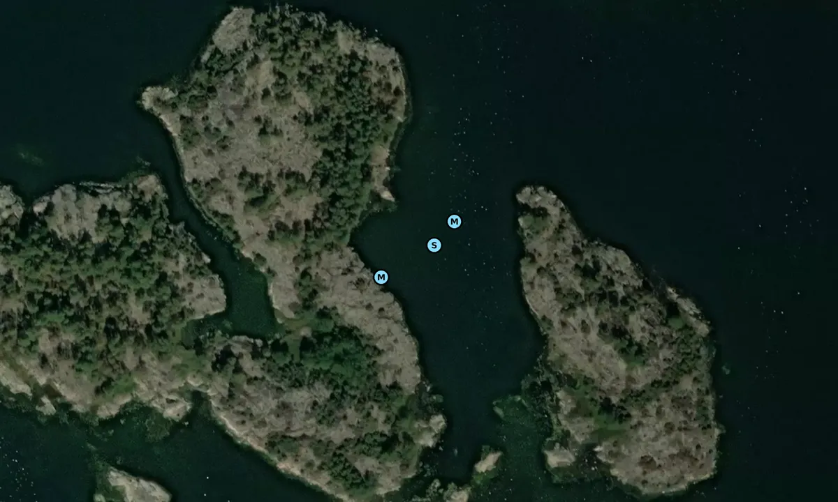 Satelite image of Istergåseflagen - Stora Käringskär - Figeholm