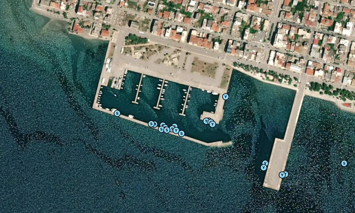 Satelite image of Itea Municipal Marina