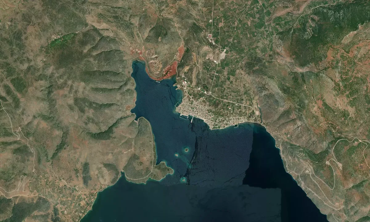 Flyfoto av Itea Municipal Marina