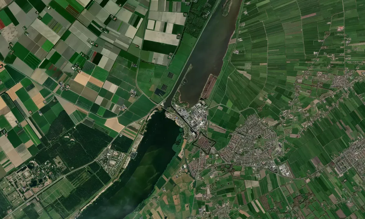Flyfoto av Jachtcenter Elburg