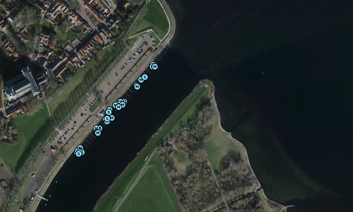 Satelite image of Jachtclub Veere - Netherlands