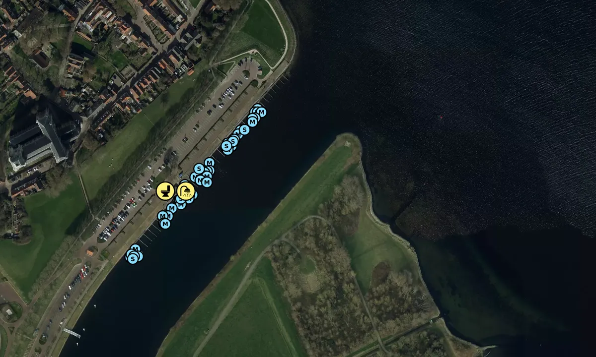 Satelite image of Jachtclub Veere - Netherlands