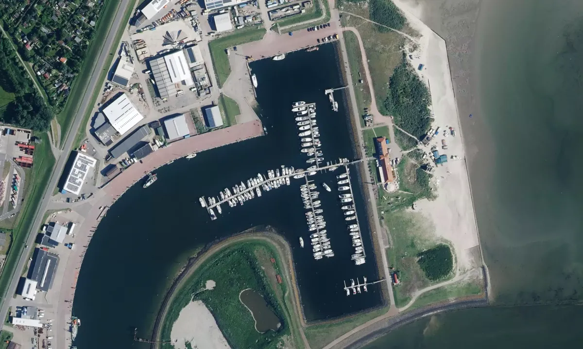 Flyfoto av Jachthafen Norderney