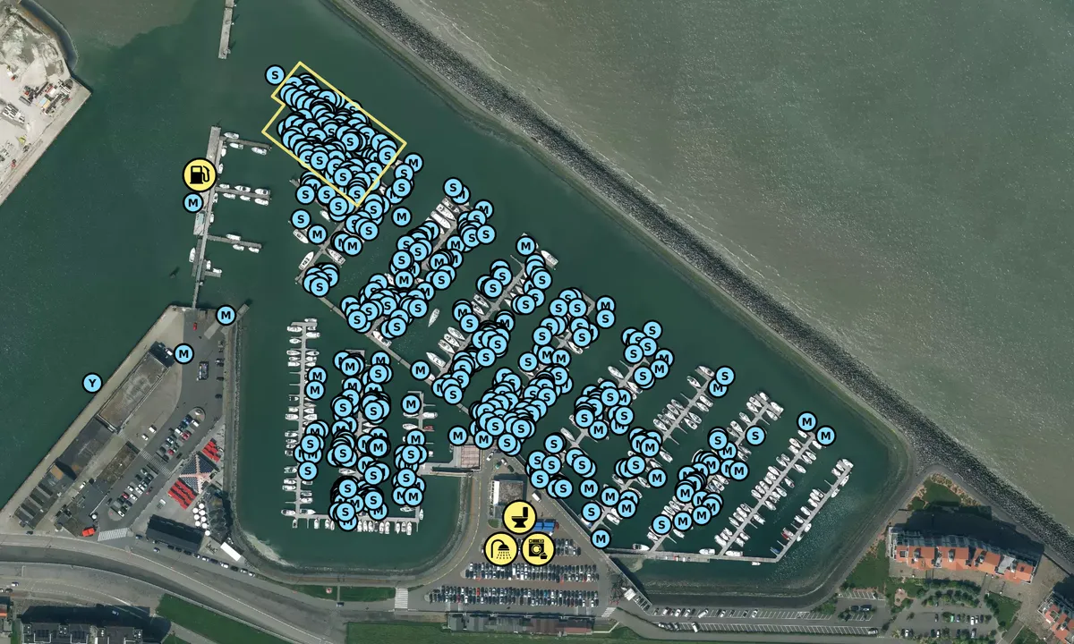 Satelite image of Jachthaven Breskens BV - Sluis