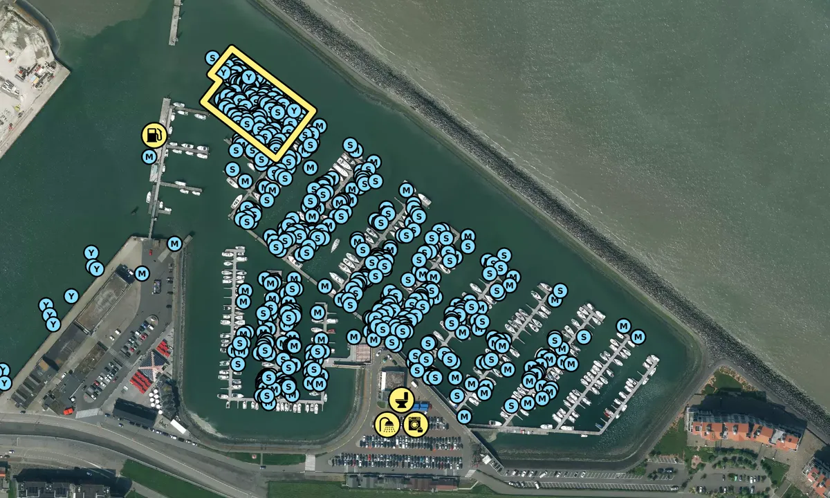 Satelite image of Jachthaven Breskens BV - Sluis