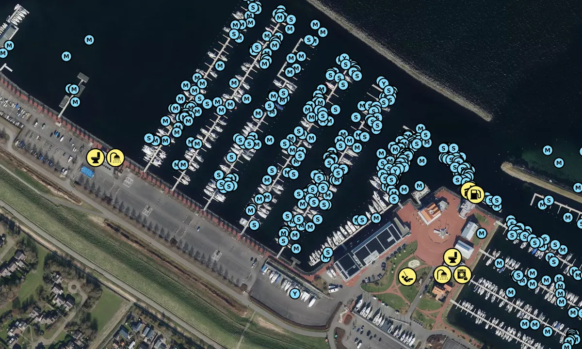 Satelite image of Jachthaven Bruinisse