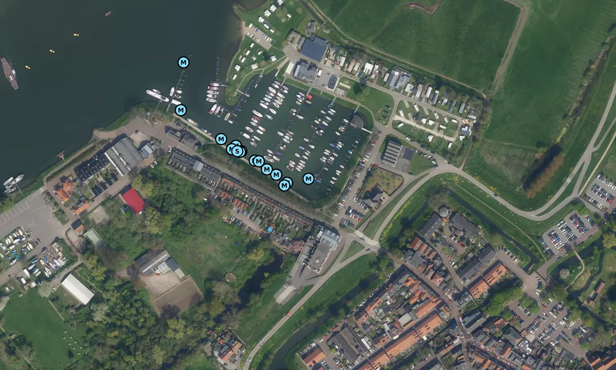 Satelite image of Jachthaven De Helling
