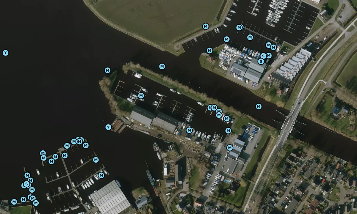 Satelite image of Jachthaven De Schiffart