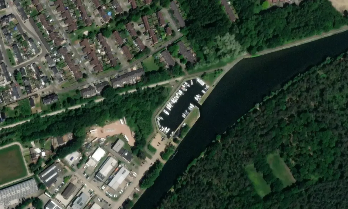 Satelite image of Jachthaven Herentals Bar Goose