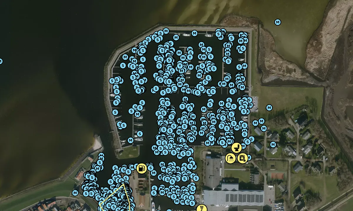 Satelite image of Jachthaven Hindeloopen