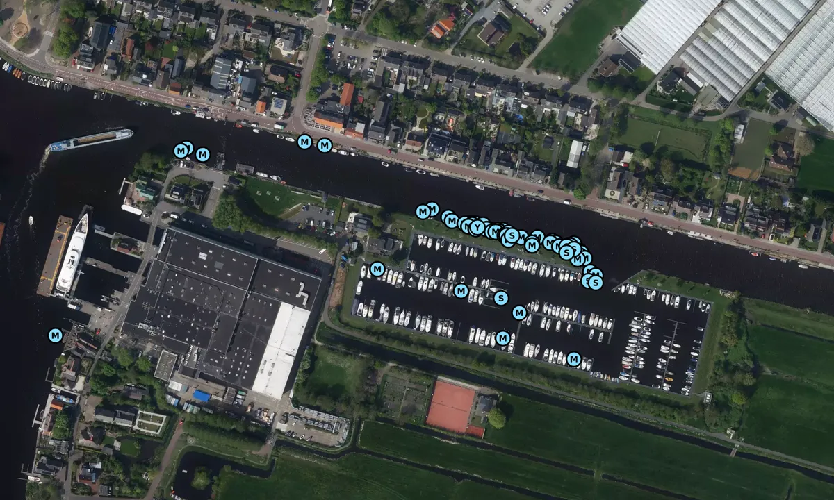 Satelite image of Jachthaven Kaagdorp