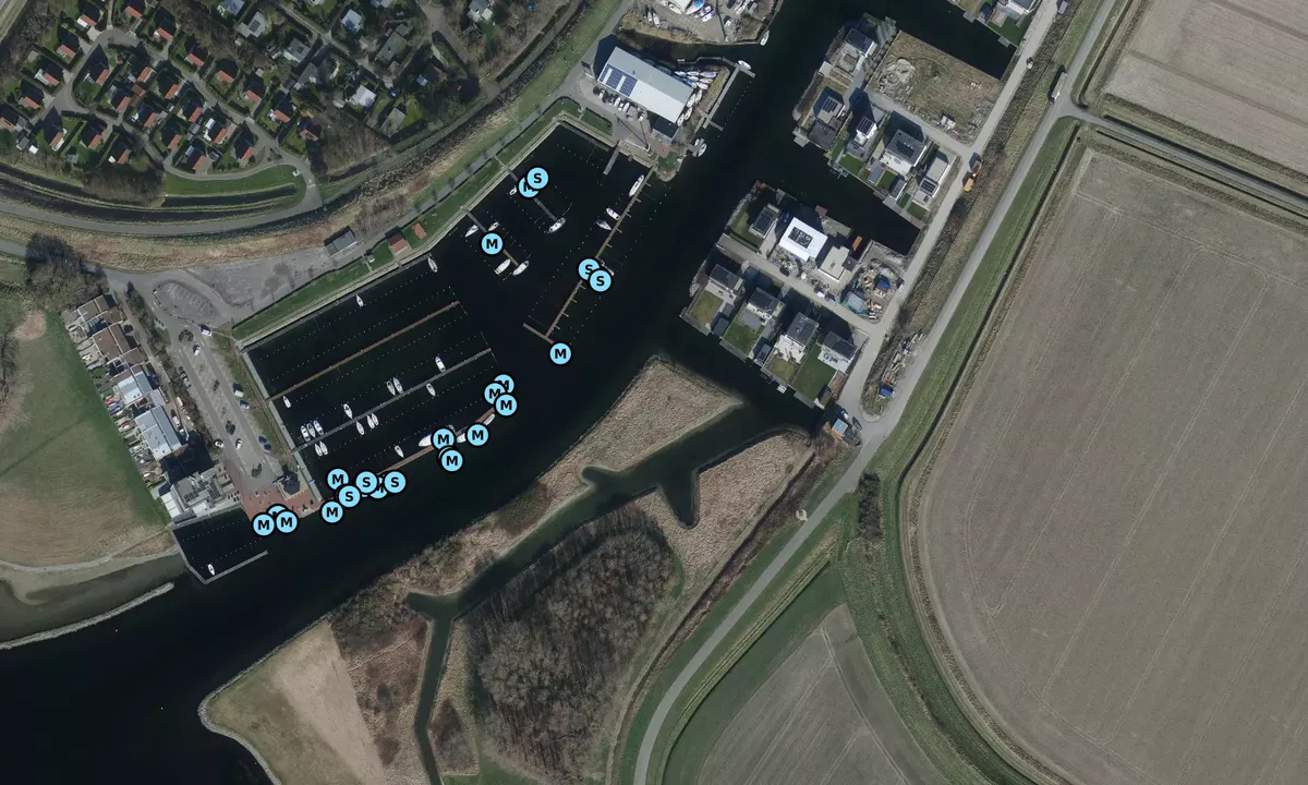 Satelite image of Jachthaven Kamperland