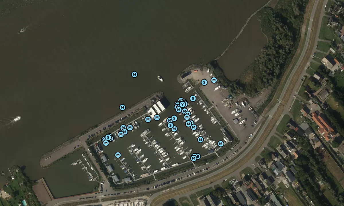 Satelite image of Jachthaven Liesveld