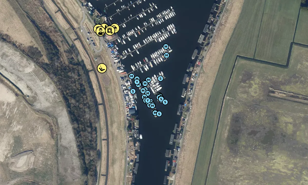 Satelite image of Jachthaven Nauerna