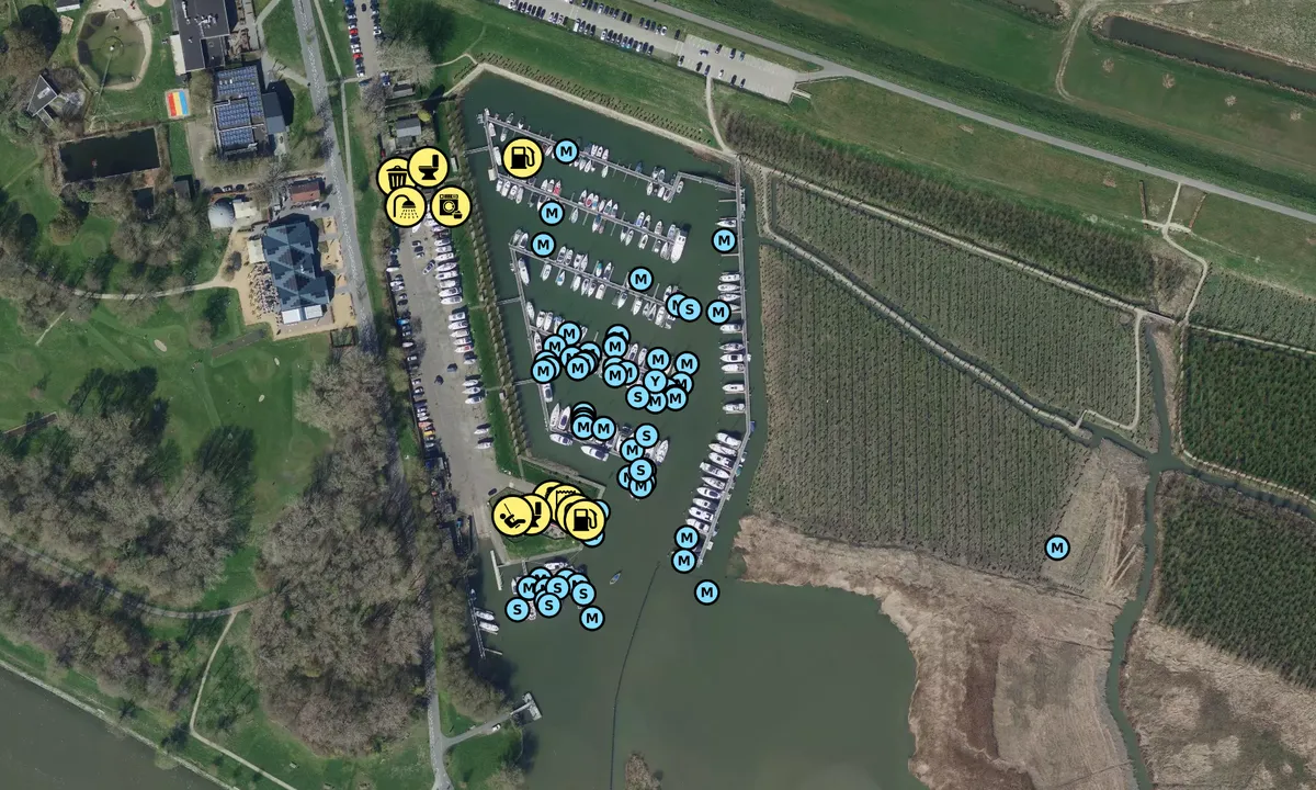 Satelite image of Jachthaven Rhoon - Poortugaal