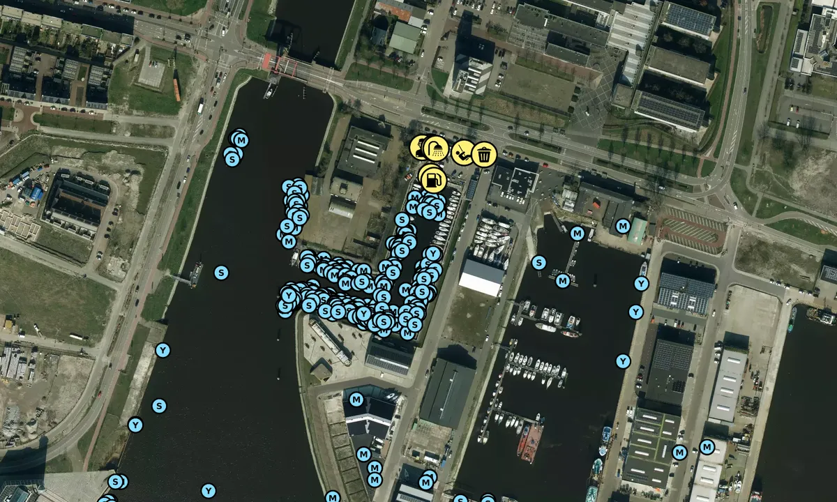 Satelite image of Jachthaven Schelde