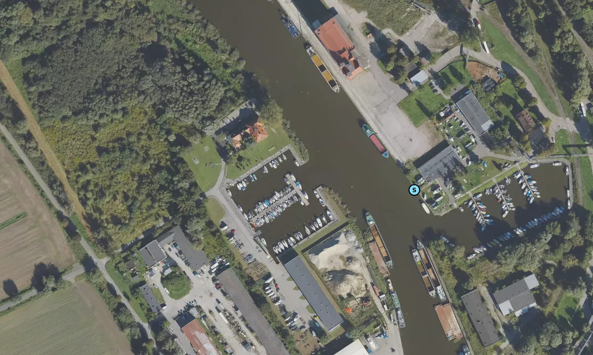 Satelite image of Jachtklub Elbląg - Marina