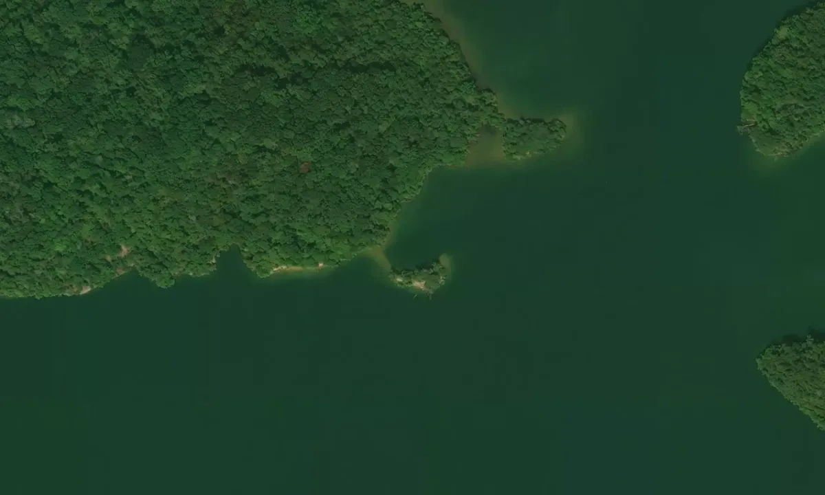 Satelite image of Jackson Bend Small Island