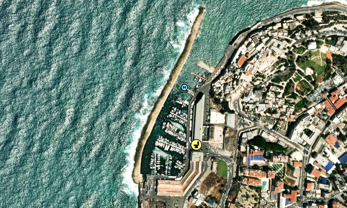 Satelite image of Jafa Harbour