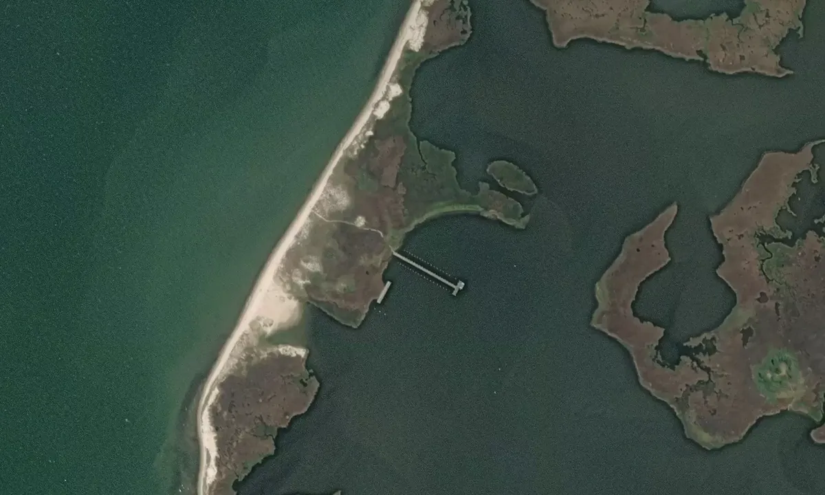 Satelite image of Jane's Island State Park Dock