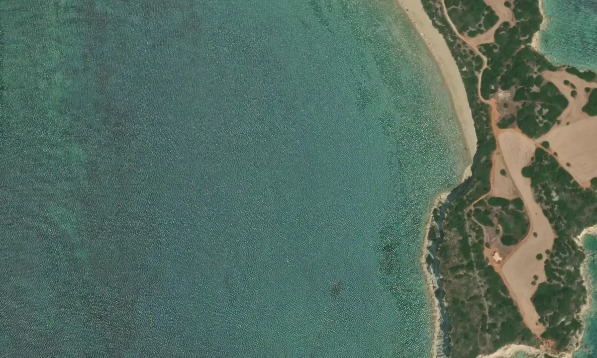 Satelite image of Jason's Bite