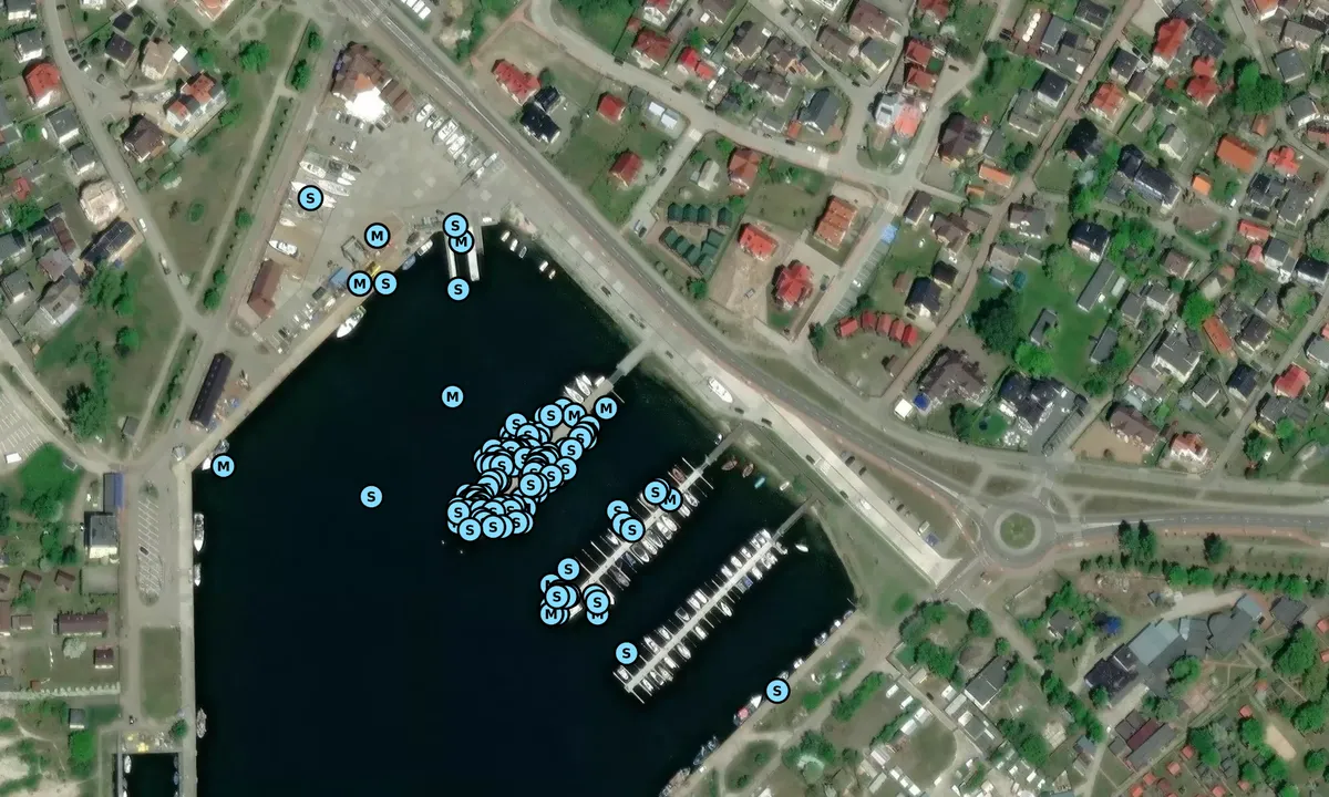 Satelite image of Jastarnia