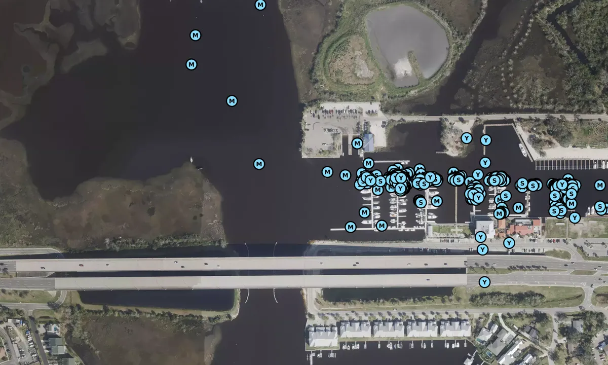 Satelite image of Jax Beach Marine