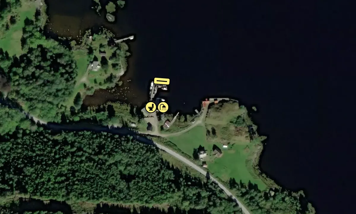 Satelite image of Jensbua Gjestebryggje