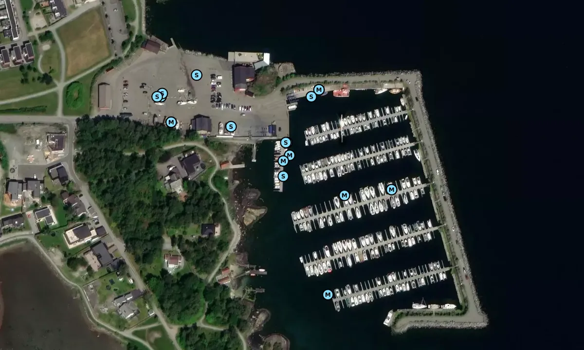 Satelite image of Jettevikabåthavn