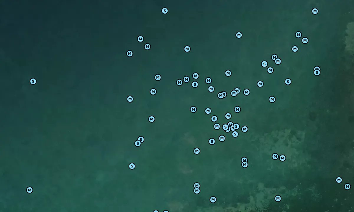 Satelite image of Jewfish Hole