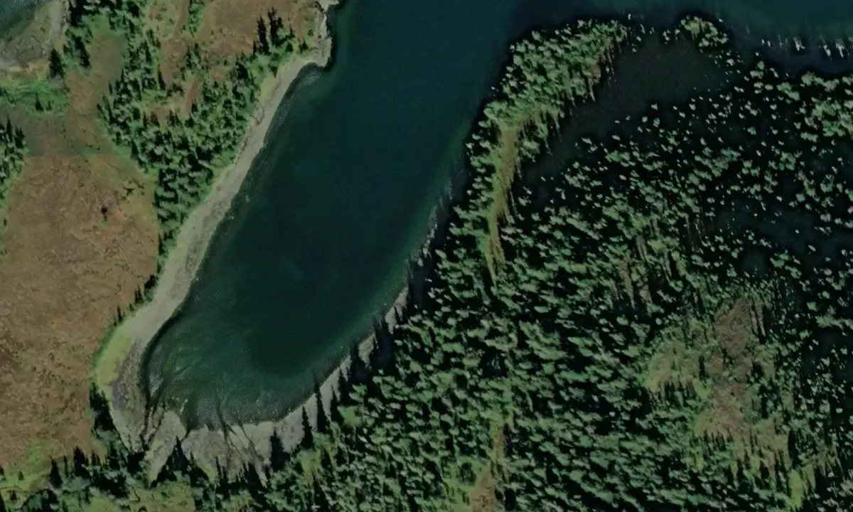 Satelite image of Jim's Rest